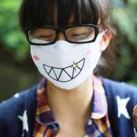 1PC Kawaii Cute Lovely Anime Kaomoji-kun Emotiction Mouth-Muffle Anti-Dust Face Mask Tools