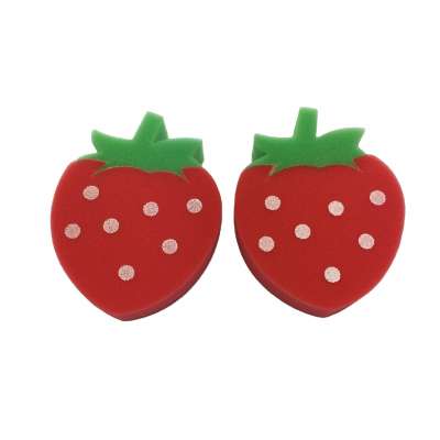 Wholesale Lovely Body Cleaning Bath Scrub Sponge Strawberry Shape